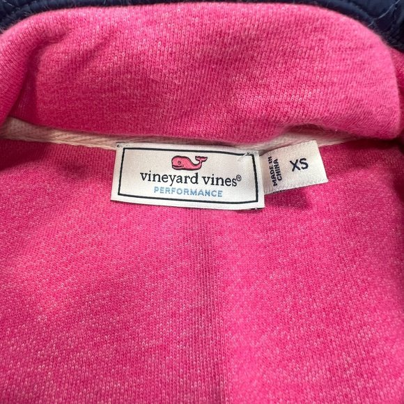 Vineyard Vines Sweatshirt Pink Pullover‎ Women's XS Snap Pockets Casual Jacket - Picture 2 of 14